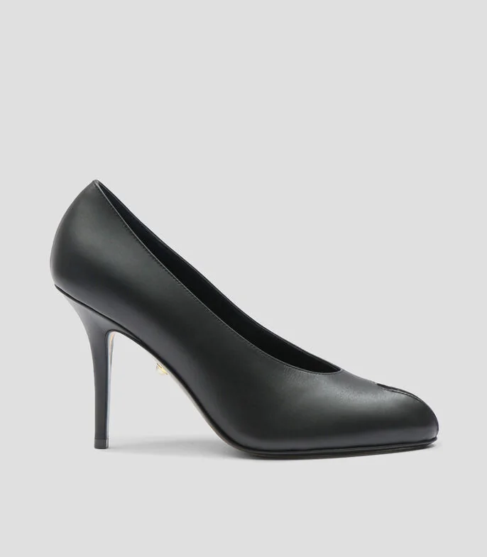 Zapatillas con tacón delgado Mujer