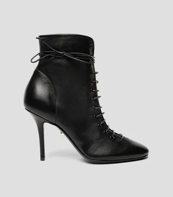 Botines con tacón delgado Mujer