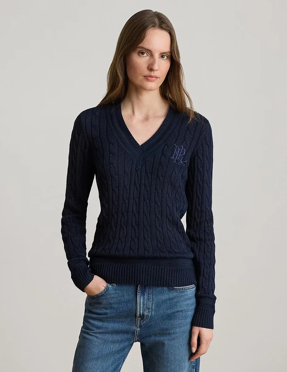 Suéter cuello v para mujer
