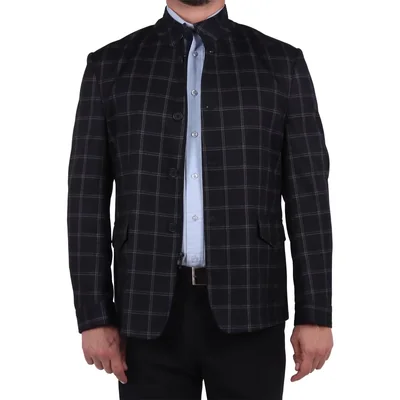 Saco Blazer de Cuadros Slim Fit Lmental para Hombre