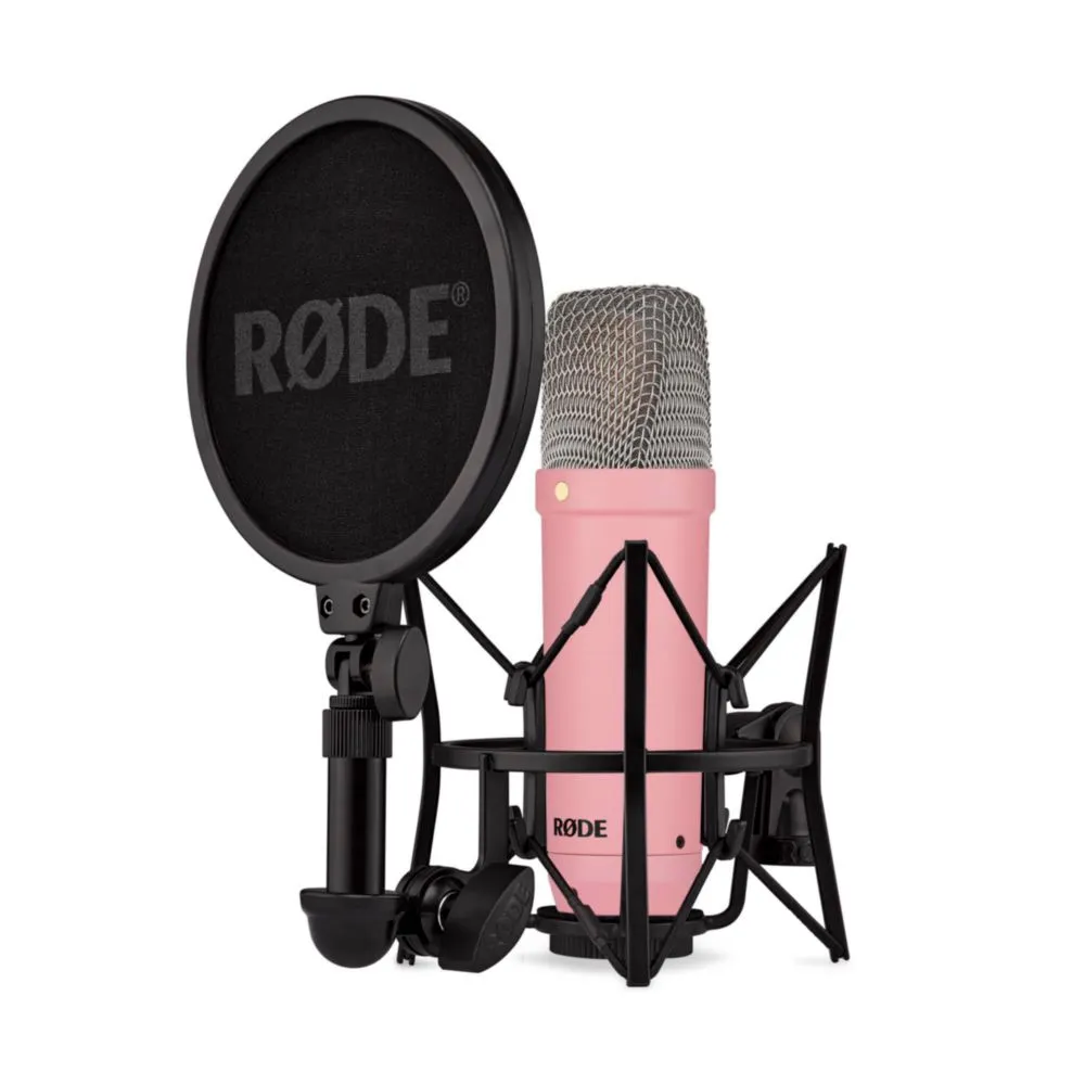 Micrófono Rode NT1 Signature Series Condensador rosa con accesorios