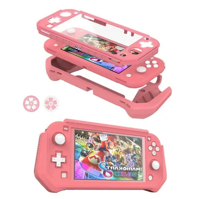 Funda Orichane Rosa para Switch Lite + Protector de Pantalla