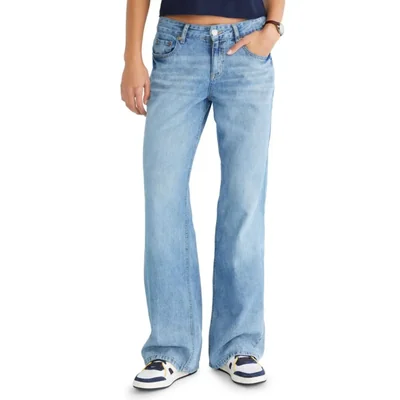 JEANS AEROPOSTALE 4R Lavado Claro Pierna Ancha