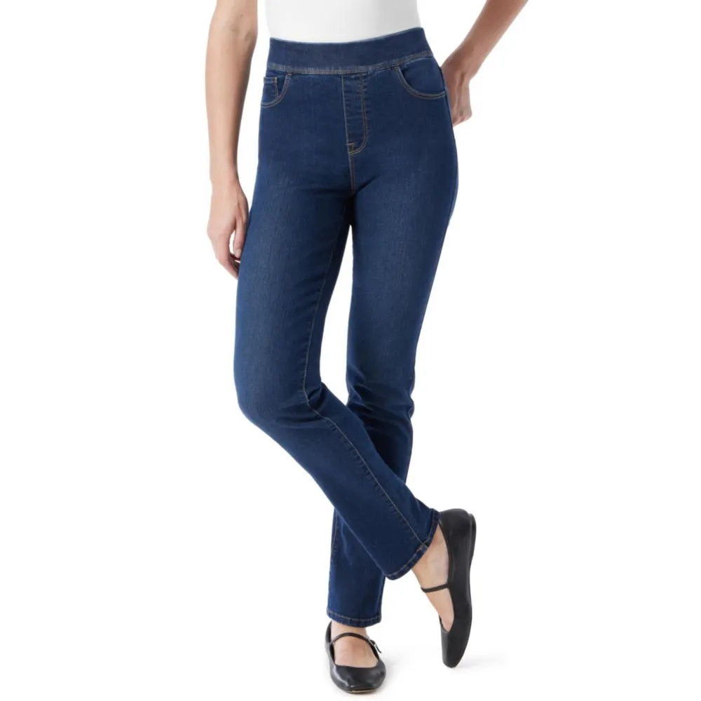 PANTALONES Gloria Vanderbilt Amanda Pull‑On de talle alto