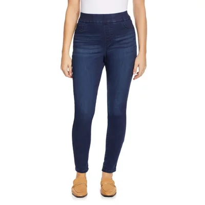 Jeans Nine West One Step Ready de tiro fácil estilo skinny