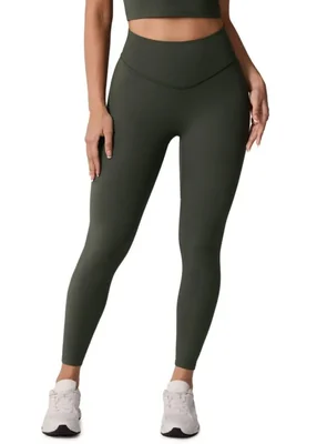 Leggings UNISSU 64 cm de Cintura Alta en color Aspen Olive