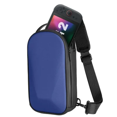 Bolso Bandolera MoKo Nintendo Switch 2 Azul Antichoque