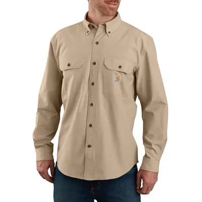Camisa de manga larga Carhartt Fort Loose LS X-Large color caqui oscuro