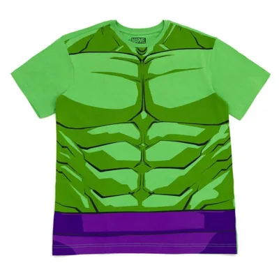 Camiseta Marvel Hulk Verde Talla Grande con Estampado