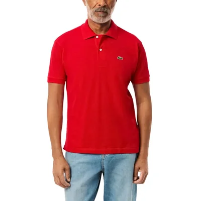 Camisa Polo Lacoste 4XL Rojo de Corte Clásico