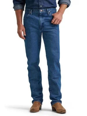 PANTALONES Wrangler 38W x 86 cm Corte Vaquero Lavado a la Piedra