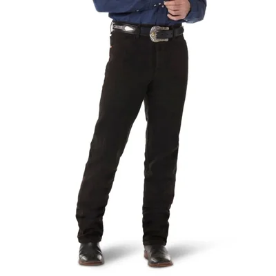 PANTALONES Wrangler Corte Vaquero Ajuste Original Negro Chocolate
