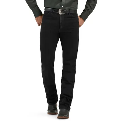 Pantalones Wrangler Corte Vaquero Original Negro Sombra