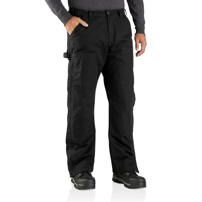 PANTALONES Carhartt Corte Holgado Lavado de Pato Negro