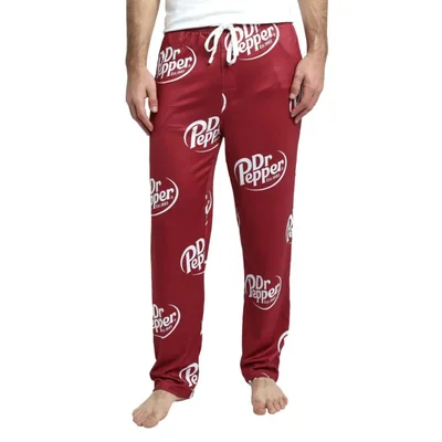 Pantalones de pijama Bioworld mediano rojo con estampado Dr. Pepper