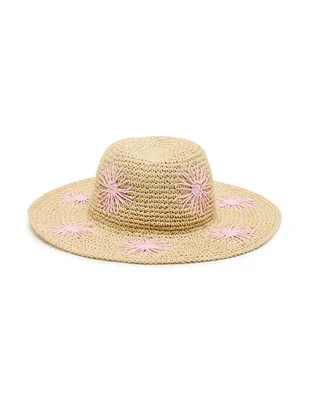 Sombrero Ala Mediana Steve Madden Estampado Bordado