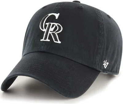 GORRA 47 Brand Colorado Rockies Negra y Blanca Talla Única