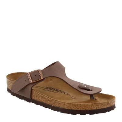 Sandalia Birkenstock Gizeh Birkibuc Mocha talla 40 (mujer estadounidense 9-9.5)