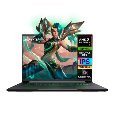 Laptop Ai Pc Gamer Gigabyte Aero X16 Geforce Rtx 5070 8gb Ryzen Ai 9 Hx 370 50 Tops 32gb 1tb 16' Wqxga 165hz Copilot+ Pc