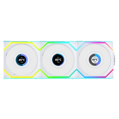 Paquete Triple Lian Li Uni Fan Sl Lcd Inalámbrico De 120 Mm Argb - Venta Internacional.