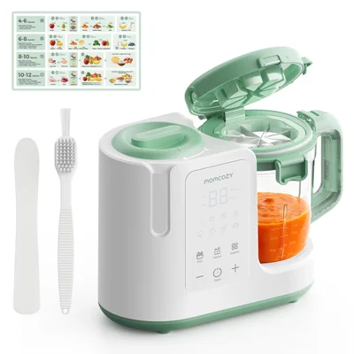 Preparador De Comida Para Bebé Momcozy Auto Steam Blend 450 Ml Con Vaporizado Y Mezclado - Venta Internacional.
