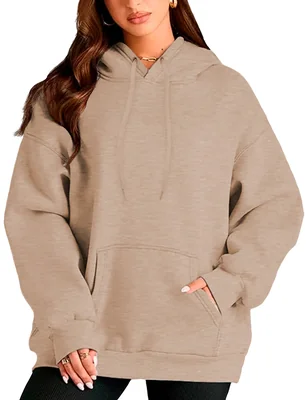 Sudadera Shendy Vendy Café con Capucha de Calidad para Mujer
