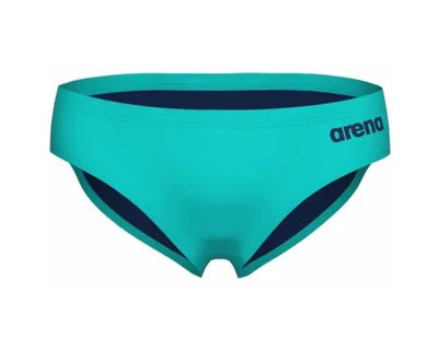 Traje De Baño Natación Arena Team Briefs Solid Aqua Hombre 0