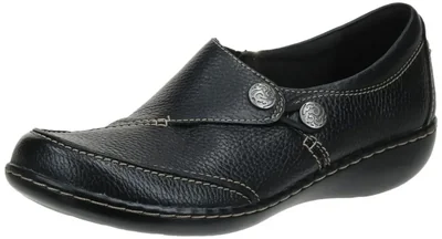 Mocasín Clarks Ashland Lane Q negro talla 9 US