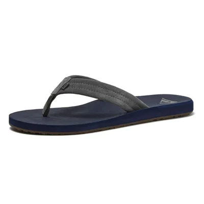 Sandalia Quiksilver Carver de Gamuza Azul Oscuro/Gris Claro para Hombre