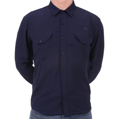 Camisa Manga Larga con Bolsillos Carlo Corinto para Hombre