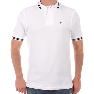 Playera Polo Manga Larga Logo Bordado Carlo Corinto para Hombre
