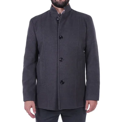 Abrigo de Botones Cuello Mao Carlo Corinto para Hombre