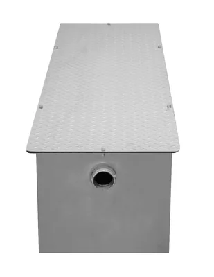 Trampa De Grasa 63kg Mindejal Tragra63 Acero Inoxidable Con Canastilla