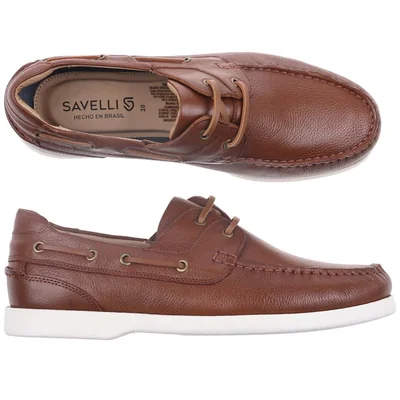 Mocasines Tipo Driver de Piel Savelli para Hombre