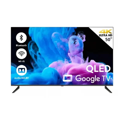 Pantalla Smart Tv Cuory 50 4k Uhd Google Tv Qled Dolby