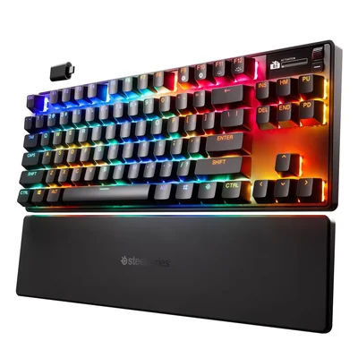 Teclado Inalámbrico Steelseries Apex Pro Tkl Negro Con Interruptores Omnipoint 3.0
