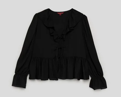 Blusa de Cuello V Sahara para Mujer