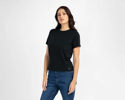 Playera con Pedrería Bebe para Mujer