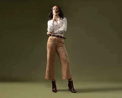 Pantalón Casual Jennifer Lopez Camel para Mujer