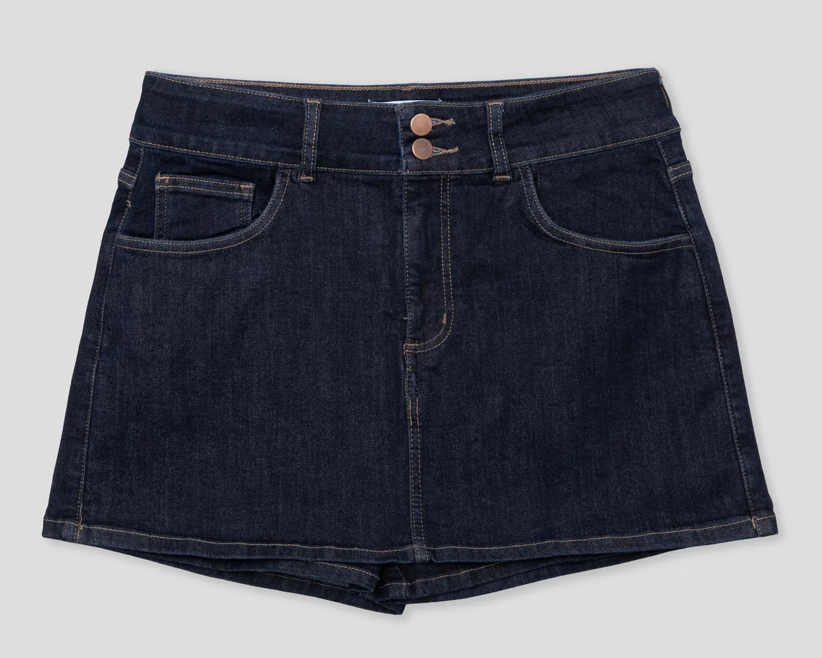 Short Falda Refill de Mezclilla para Mujer