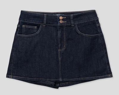 Short Falda Refill de Mezclilla para Mujer
