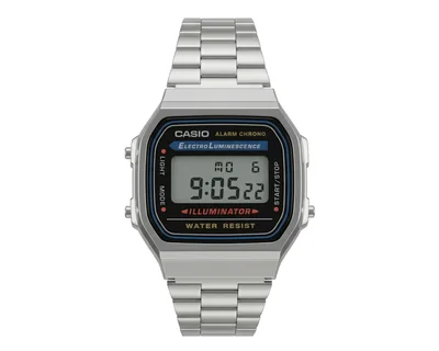 Reloj Casio para Hombre A168WA-1Q Plateado