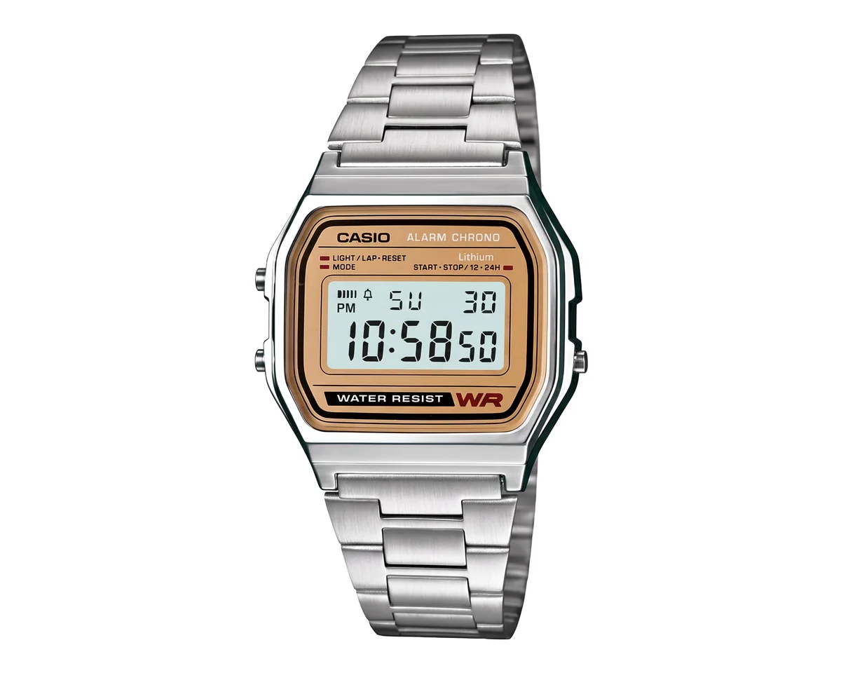 Reloj Casio Unisex A158WEA-9CF Plateado