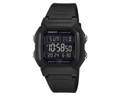 Reloj Casio Unisex W800H-1BVCF Negro