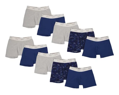 Bóxer Largo Everlast Azul para Hombre 10 Piezas