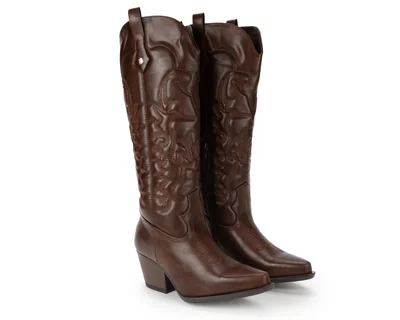 Botas Vaqueras Andrea con Bordados para Mujer