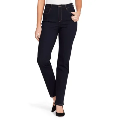 PANTALONES Gloria Vanderbilt 16 Long Rinse Negro