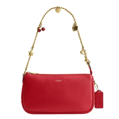 Bolso Coach Plaza con cadena adornada 20 cm
