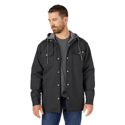 Chaqueta Dickies con capucha de forro polar negra talla XXL EE. UU.