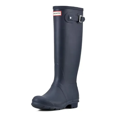 Bota alta Hunter Original Tall para mujer azul marino talla 6 (mediana)
